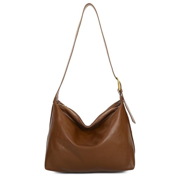 Hobo Crossbody Bag Stylish Soft Leather Shoulder Purse Casual :'D - Picture 1 of 7